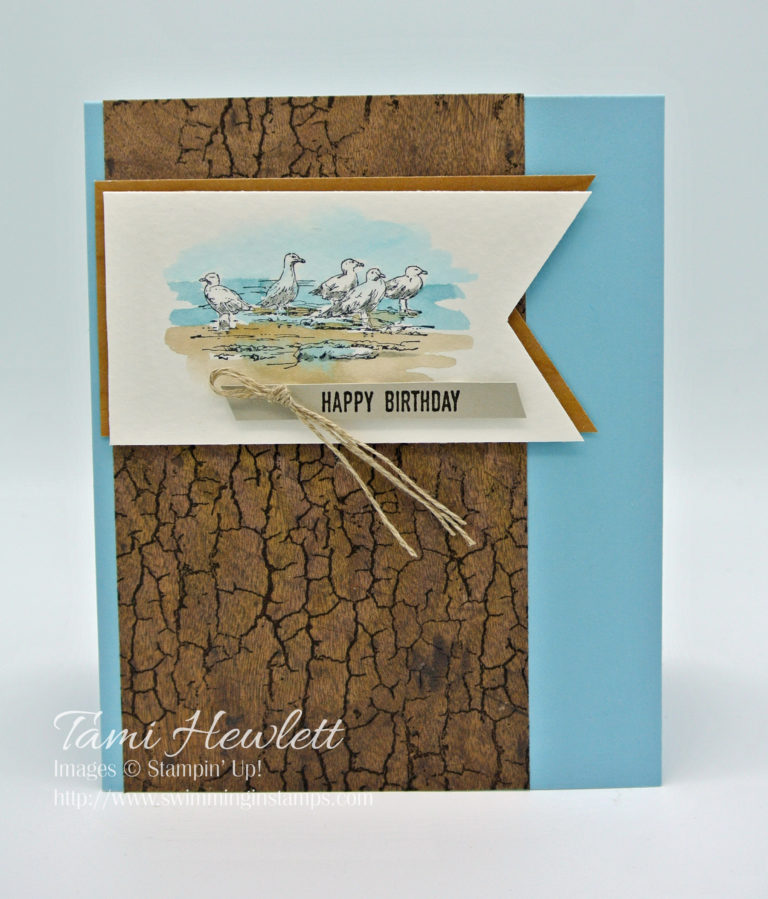 Stamping Sunday Blog Hop - Crackle Paint | Swimming In Stamps