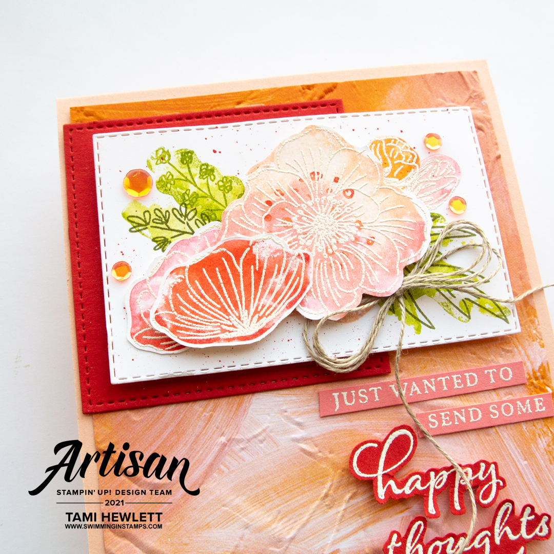 Stampin’ Up! Artisan Design Team Back To Back Blooms Swimming In Stamps