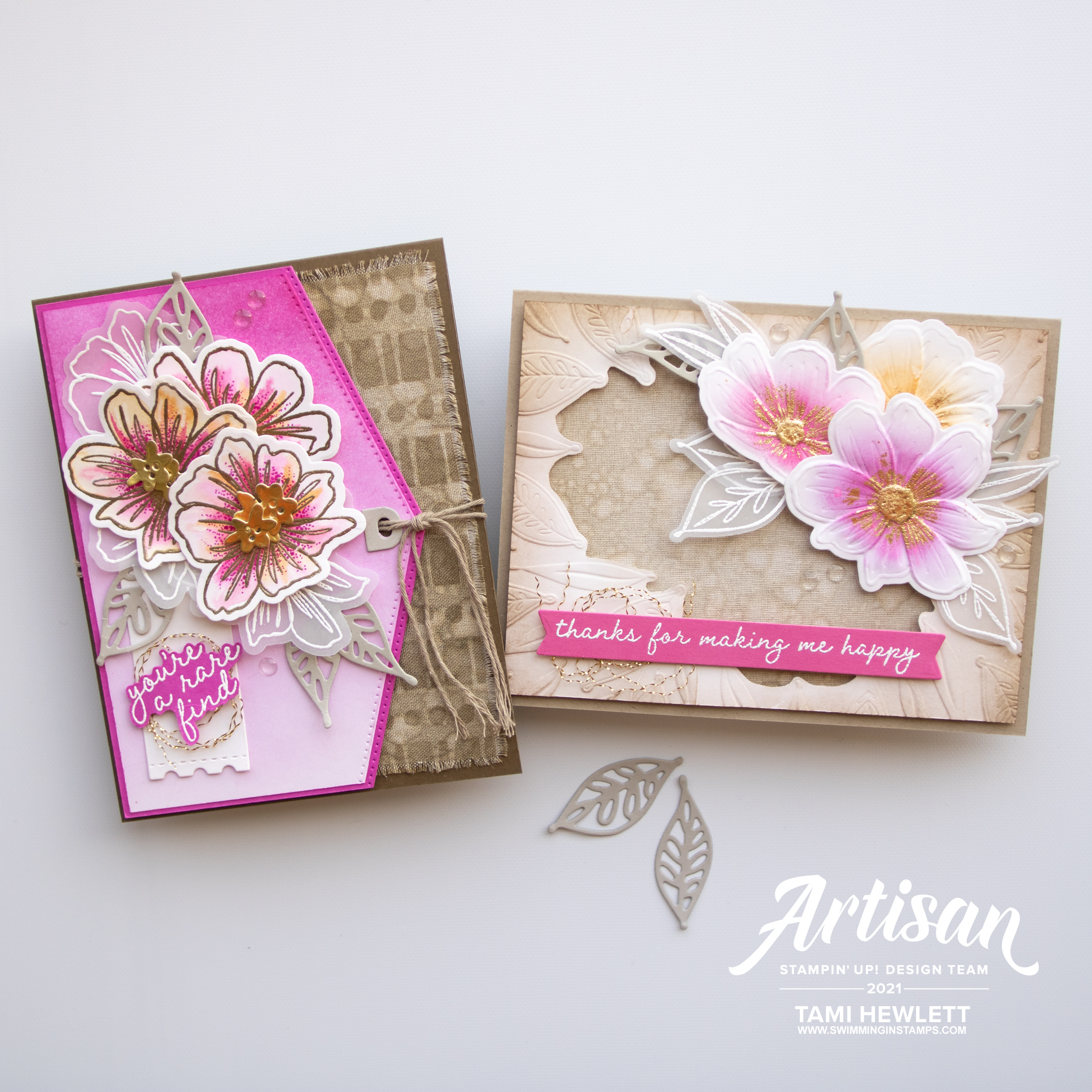 Three New 3D Embossing Folders From Stampin' Up! - Lola Rist, Stampin' Up!  Demonstrator