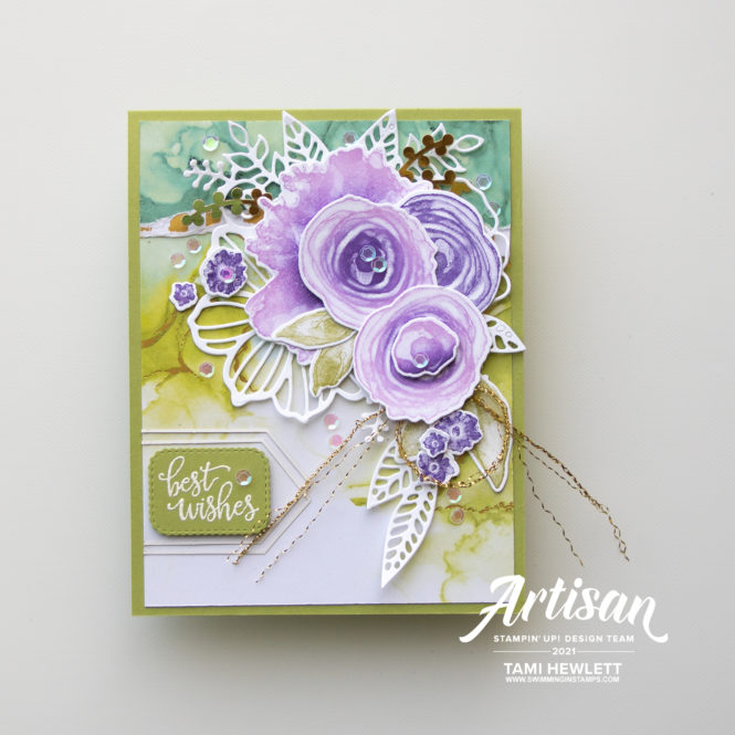 Stampin’ Up! – Coloring Artistically Inked Stamps | Swimming In Stamps