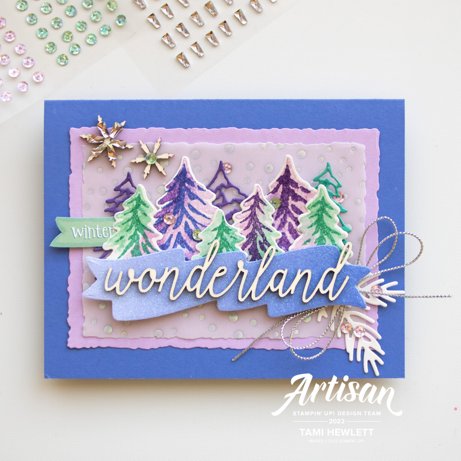 7 Days of Christmas — Trees For Sale Swimming In Stamps