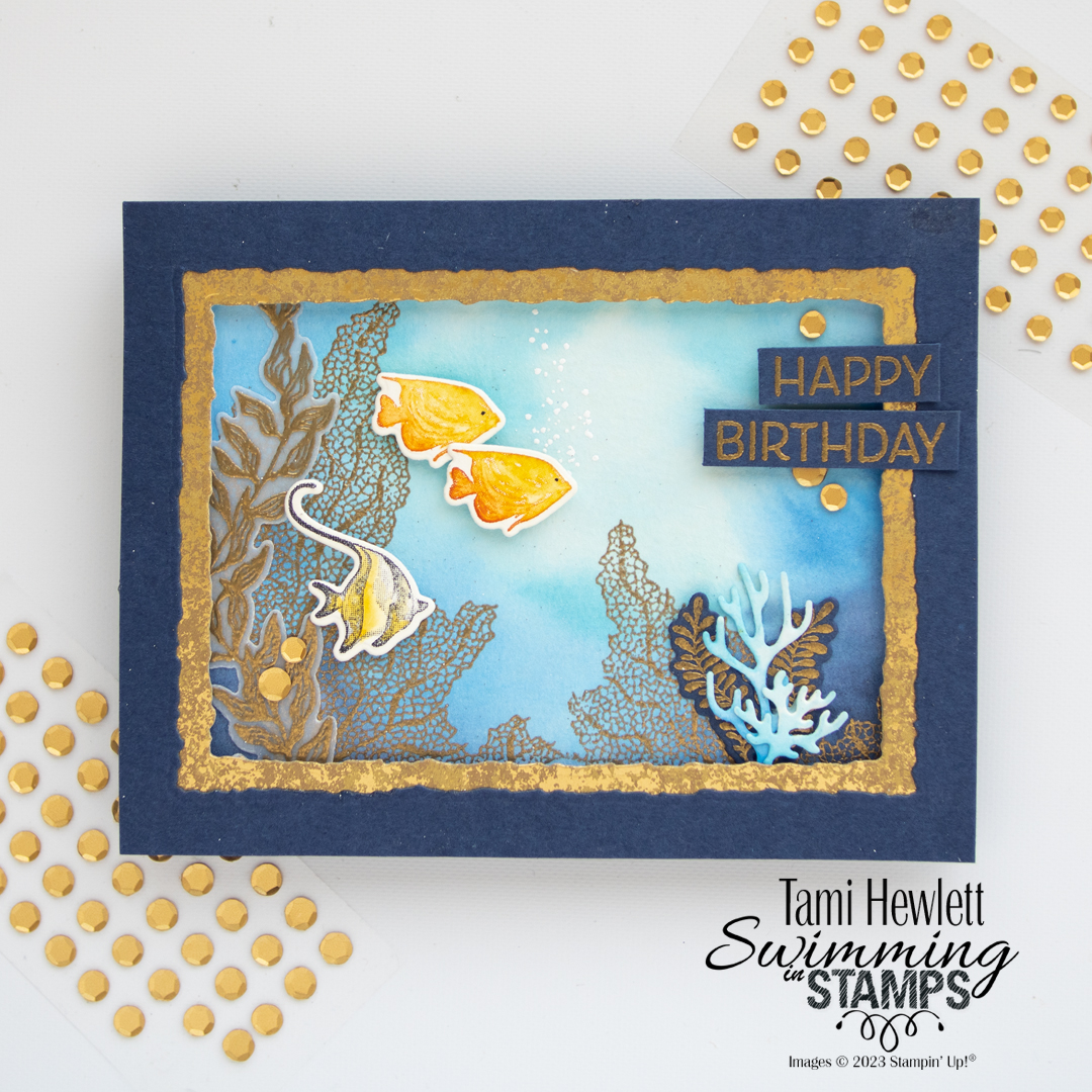 Stamping Sunday — You’ve Been Framed | Swimming In Stamps